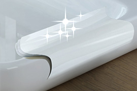 Smart cleaning glazed cleansing, antibacterial